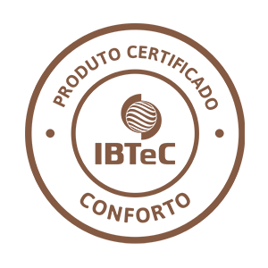 selo conforto marrom