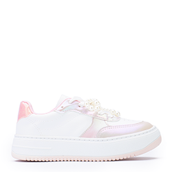 Branco/Rosa Ballet Perolizada